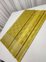 Load image into Gallery viewer, Classic Shimmer Gold 1 point 5 gm Meenakari Bridal Elegance Kanchipuram Handloom Silk Saree SS26900
