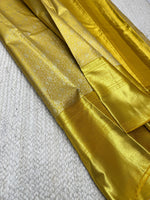 Load image into Gallery viewer, Classic Gold 2gm Zari Bridal Tissue Elegance Kanchipuram Handloom Silk Saree SS25626
