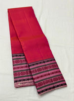 Load image into Gallery viewer, Classic Pinkish Orange &amp; Pink 1gm Zari Elegance Kanchipuram Handloom Silk Saree SS23549
