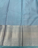 Load image into Gallery viewer, Classic Sky Blue 2gm Zari Elegance Kanchipuram Handloom Silk Saree SS24599
