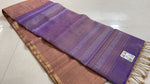 Load image into Gallery viewer, Classic Dusky Pink &amp; Lavender Double Warp Elegance Handloom Soft Silk Saree SS26449
