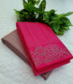 Load image into Gallery viewer, Classic Hot Pink Elegance Kanchipuram Handloom Silk Saree SS25506

