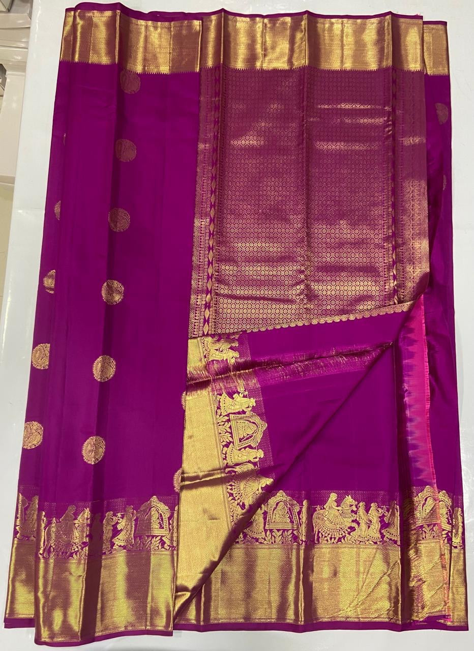 Classic Vadamalli Elegance Kanchipuram Handloom Silk Saree SS23778