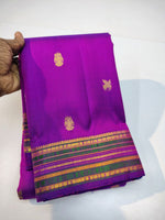 Load image into Gallery viewer, Classic Fuchsia Pink 1gm Zari Elegance Kanchipuram Handloom Silk Saree SS24463
