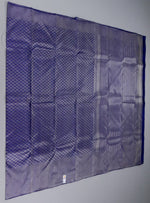 Load image into Gallery viewer, Classic Navy Blue Brocade Silver Zari Elegance Kanchipuram Handloom Silk Saree SS28525
