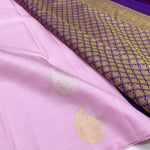 Load image into Gallery viewer, Classic Lilac &amp; Purple 1gm Zari Elegance Kanchipuram Handloom Silk Saree SS24769
