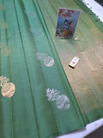 Load image into Gallery viewer, Pastel Elegance Handloom Soft Silk Saree SS22449
