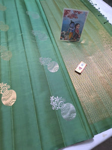 Pastel Elegance Handloom Soft Silk Saree SS22449