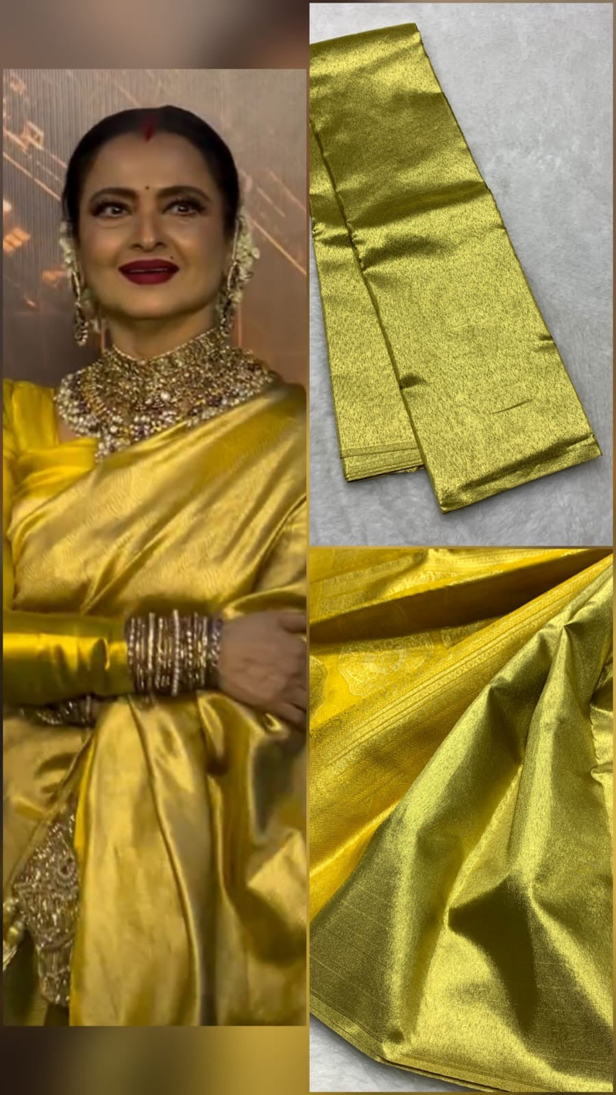 Classic Gold 2gm Zari Bridal Elegance Kanchipuram Handloom Silk Saree SS25765