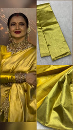Load image into Gallery viewer, Classic Gold 2gm Zari Bridal Elegance Kanchipuram Handloom Silk Saree SS25765
