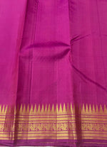 Load image into Gallery viewer, Classic Baby Pink &amp; Wine Purple 2gm Zari Kanchipuram Handloom Silk Saree SS25580
