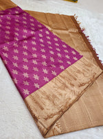 Load image into Gallery viewer, Classic Onion Pink &amp; Gold 2gm Zari Kanchipuram Handloom Silk Saree SS26364
