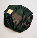 Load image into Gallery viewer, Classic Bottle Green Elegance Handloom Soft Silk Saree SS25663
