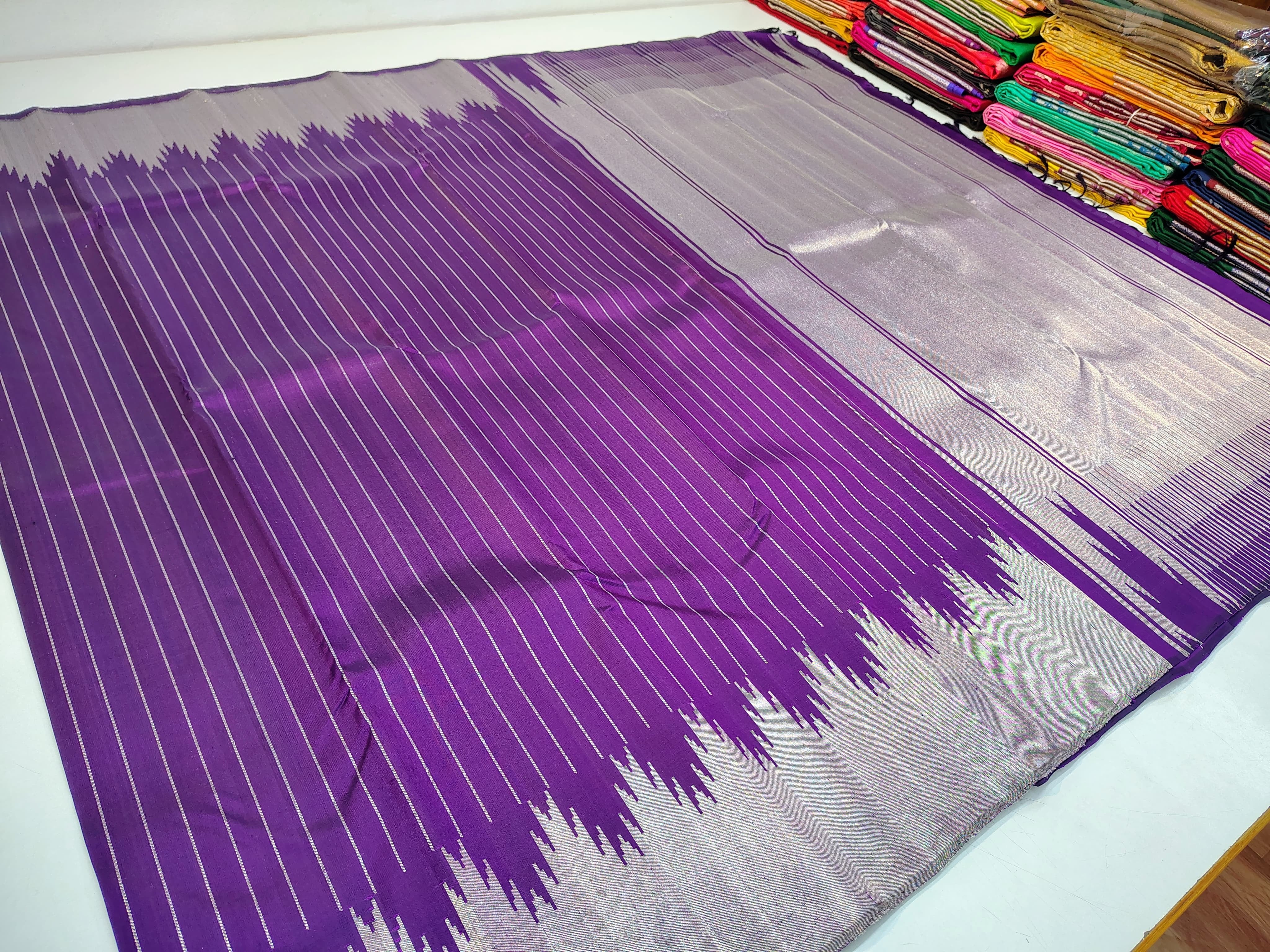 Classic Vadamalli Temple Kanchipuram Handloom Silk Saree SS25948