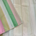 Load image into Gallery viewer, Classic Multicolor Organza Kora 1gm Zari Elegance Kanchipuram Handloom Silk Saree SS28570

