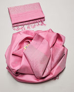 Load image into Gallery viewer, Classic Baby Pink Elegance Handloom Soft Silk Saree SS25665
