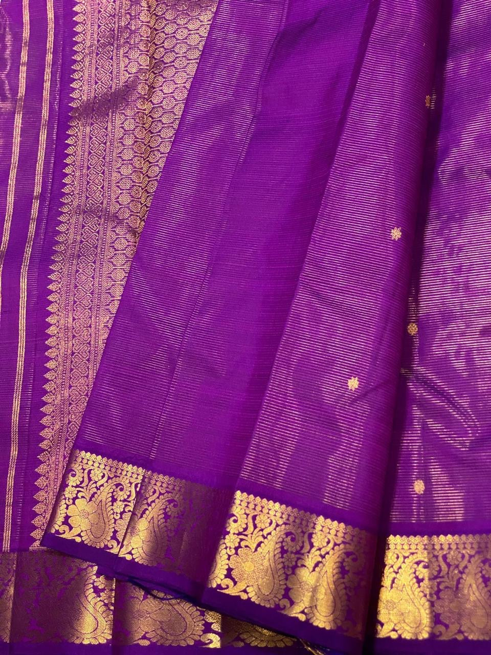 Classic Vadamalli 2gm Zari Vaira Oosi Kanchipuram Handloom Silk Saree SS26512
