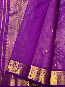 Classic Vadamalli 2gm Zari Vaira Oosi Kanchipuram Handloom Silk Saree SS26512