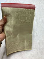 Load image into Gallery viewer, Shimmer Pink &amp; Pista Green 2gm Zari Bridal Elegance Kanchipuram Handloom Silk Saree SS24398
