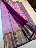 Load image into Gallery viewer, Classic Onion Pink &amp; Vadamalli 3D Bridal Elegance Kanchipuram Handloom Silk Saree SS23897
