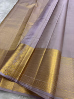 Load image into Gallery viewer, Classic Mauve Bridal Elegance Kanchipuram Handloom Silk Saree SS27820
