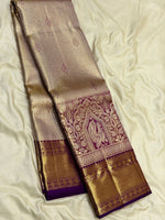 Load image into Gallery viewer, Classic Vadamalli Gold 2gm Zari Brocade Tissue Bridal Elegance Kanchipuram Handloom Silk Saree SS26661

