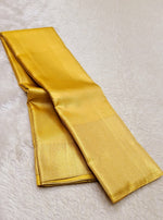 Load image into Gallery viewer, Shimmer Golden Cream 2gm Zari Bridal Elegance Kanchipuram Handloom Silk Saree SS27549

