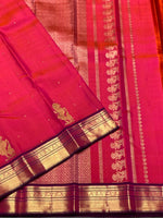 Load image into Gallery viewer, Classic Rose Pink &amp; Purple 2gm Zari Kanchipuram Handloom Silk Saree SS26499
