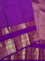 Load image into Gallery viewer, Classic Vadamalli 2gm Zari Vaira Oosi Checks Elegance Kanchipuram Handloom Silk Saree SS27603
