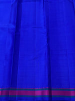 Load image into Gallery viewer, Classic Royal Blue 2gm Zari Kanchipuram Handloom Silk Saree SS25575
