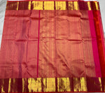 Load image into Gallery viewer, Classic Hot Pink Dual Toned 2gm Zari Bridal Elegance Kanchipuram Handloom Silk Saree SS25279
