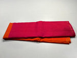 Load image into Gallery viewer, Classic Orange &amp; Ruby Pink Red 3gm Zari Elegance Kanchipuram Handloom Silk Saree SS27132
