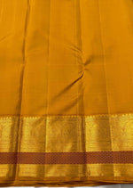 Load image into Gallery viewer, Classic Green &amp; Mustard Yellow Thread Kanchipuram Handloom Silk Saree SS25581
