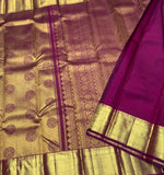 Load image into Gallery viewer, Classic Wine Red 2gm Zari Bridal Elegance Kanchipuram Handloom Silk Saree SS28327
