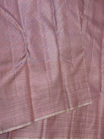 Load image into Gallery viewer, Classic Mauve 2gm Zari Brocade Bridal Elegance Kanchipuram Handloom Silk Saree SS27651
