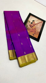 Load image into Gallery viewer, Classic Vadamalli &amp; Spring Green Elegance Kanchipuram Handloom Silk Saree SS27121
