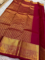 Load image into Gallery viewer, Classic Ruby Pink Elegance Kanchipuram Silk Saree SS23939
