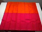 Load image into Gallery viewer, Classic Orange &amp; Ruby Pink Red 3gm Zari Elegance Kanchipuram Handloom Silk Saree SS27132
