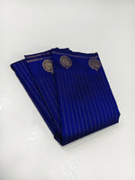 Load image into Gallery viewer, Classic Royal Blue 2gm Zari Elegance Kanchipuram Silk Saree SS23928
