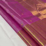 Load image into Gallery viewer, Classic Onion Pink 2gm Zari Bridal Elegance Kanchipuram Handloom Silk Saree SS28203
