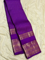 Load image into Gallery viewer, Classic Vadamalli 2gm Zari Vaira Oosi Checks Elegance Kanchipuram Handloom Silk Saree SS27603
