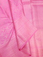 Load image into Gallery viewer, Classic Baby Pink 2gm Zari Turning Border Bridal Elegance Kanchipuram Handloom Silk Saree SS25681
