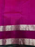 Load image into Gallery viewer, Classic Violet Blue &amp; Ruby Pink Elegance Kanchipuram Silk Saree SS23914
