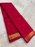 Load image into Gallery viewer, Classic Ruby Pink Elegance Kanchipuram Handloom Silk Saree SS27367
