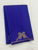 Load image into Gallery viewer, Classic Royal Blue 2gm Zari Elegance Kanchipuram Handloom Silk Saree SS24808
