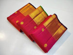 Load image into Gallery viewer, Classic Hot Pink Elegance Kanchipuram Handloom Silk Saree SS24831
