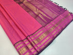 Load image into Gallery viewer, Classic Creamy Pink Elegance Kanchipuram Silk Saree SS23831
