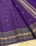 Load image into Gallery viewer, Classic Eminence Violet 2gm Zari Elegance Kanchipuram Handloom Silk Saree SS27904
