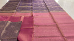 Load image into Gallery viewer, Shimmer Lavender &amp; Pink Double Warp Elegance Handloom Soft Silk Saree SS26451
