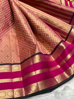 Load image into Gallery viewer, Classic Rosy Red 2gm Zari Bridal Elegance Kanchipuram Handloom Silk Saree SS27180
